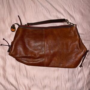 Dooney & Bourke Brown Leather Shoulder Bag
